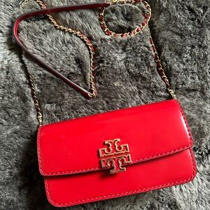 Red Tory Burch crossbody bag